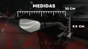 Espejo Retrovisor Moto Negro 10mm Pulsar 200ns Marca Red Par