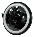 Faro Delantero Moto 5.75  Redondo Led Ojo Angel 6400lm