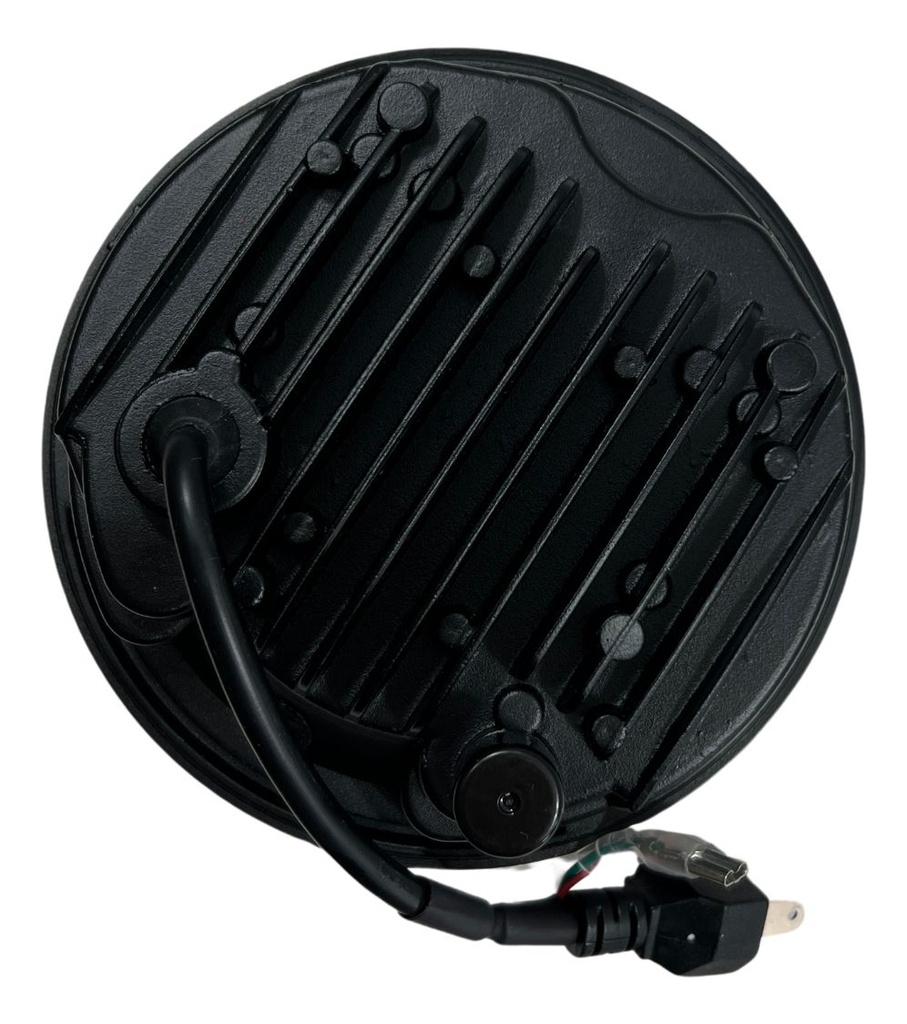 Faro Delantero Moto 5.75  Redondo Led Ojo Angel 6400lm