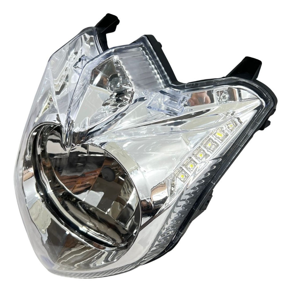 Faro Led Y Halogeno P/ Moto Italika Ft180 13-17/ft200 14-15