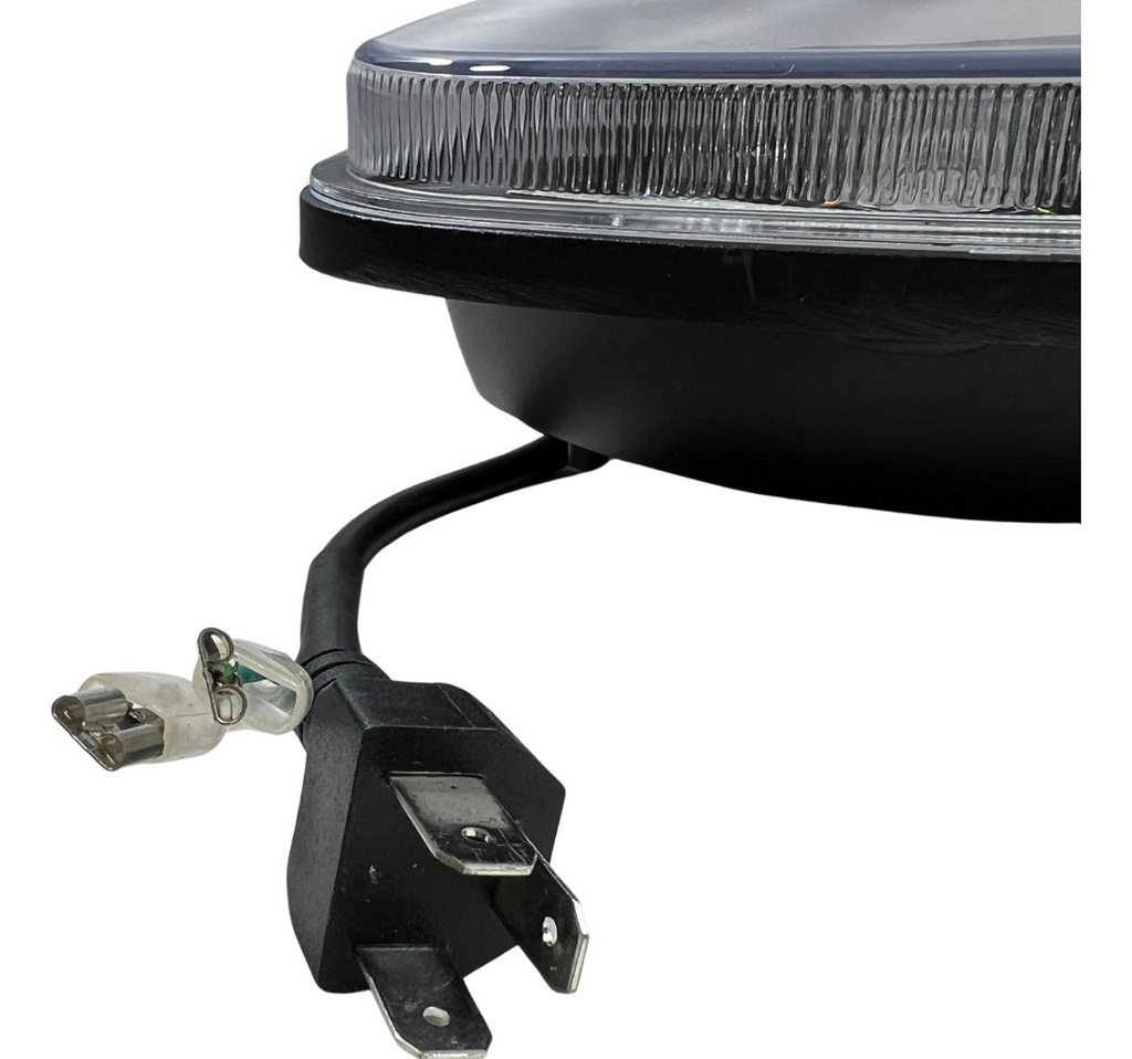 Faro 7 Pulgadas Delantero Cuadrado Led Angel 6400*2lm 1 Par