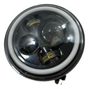Par Faro Delantero 7  Redondo Led Ojo Angel Lupa 6500*2