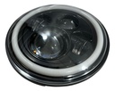 Par Faro Delantero 7  Redondo Led Ojo Angel Lupa 6500*2