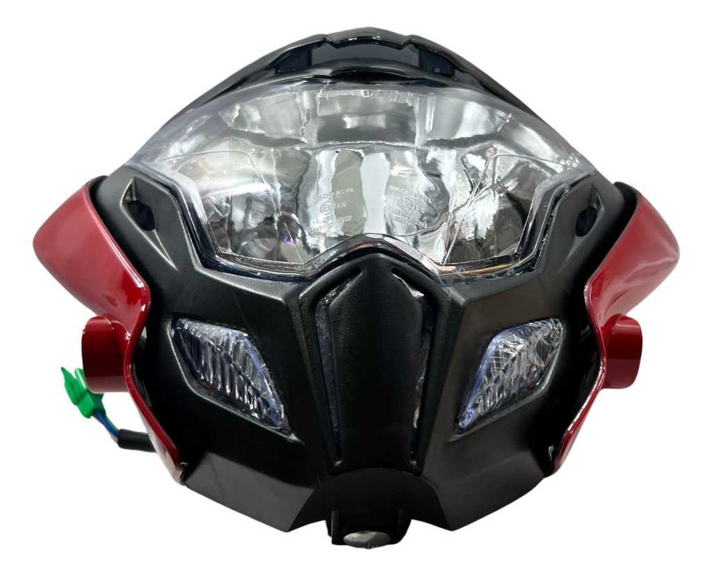 Faro Completo Bajaj Pulsar 200 Rojo Marca Matsuma