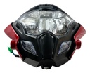 Faro Completo Bajaj Pulsar 200 Rojo Marca Matsuma