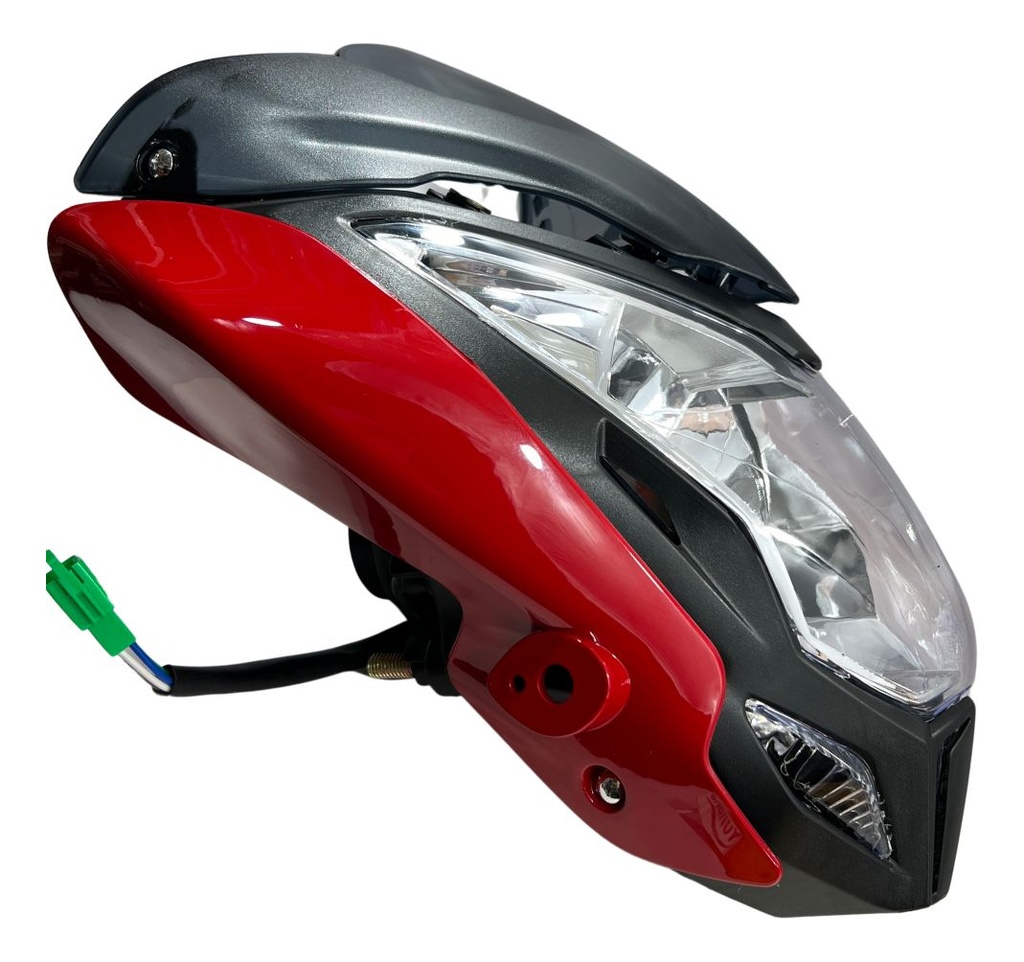 Faro Completo Bajaj Pulsar 200 Rojo Marca Matsuma