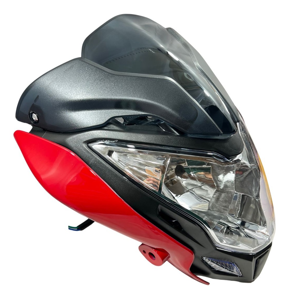 Faro Completo Bajaj Pulsar 200 Rojo Marca Matsuma