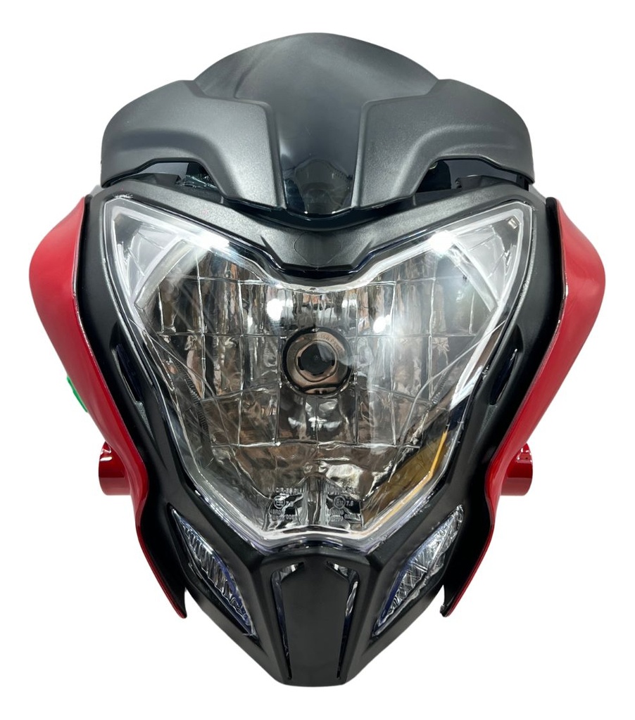 Faro Completo Bajaj Pulsar 200 Rojo Marca Matsuma