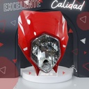 Faro Completo Para Moto Dm150 Rojo