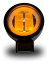 Faros Moto 2 Pulgadas Blanco+ Amarillo Con Aro Blanco