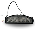 Faro Led Carcasa Negra Luz Blanco-azul