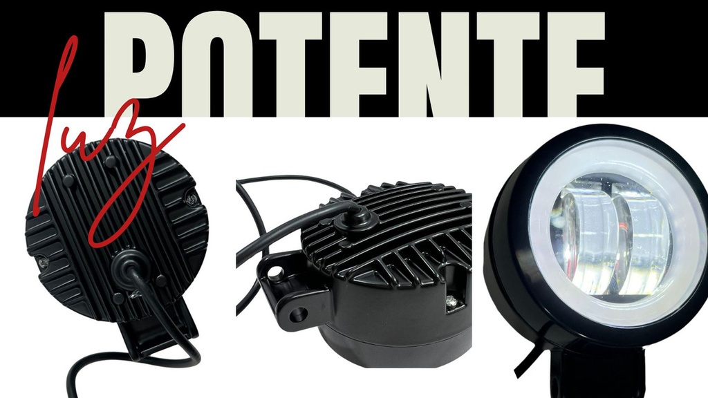 Faro Auxiliar Hyperled Ojo Angel 20w 2500lm