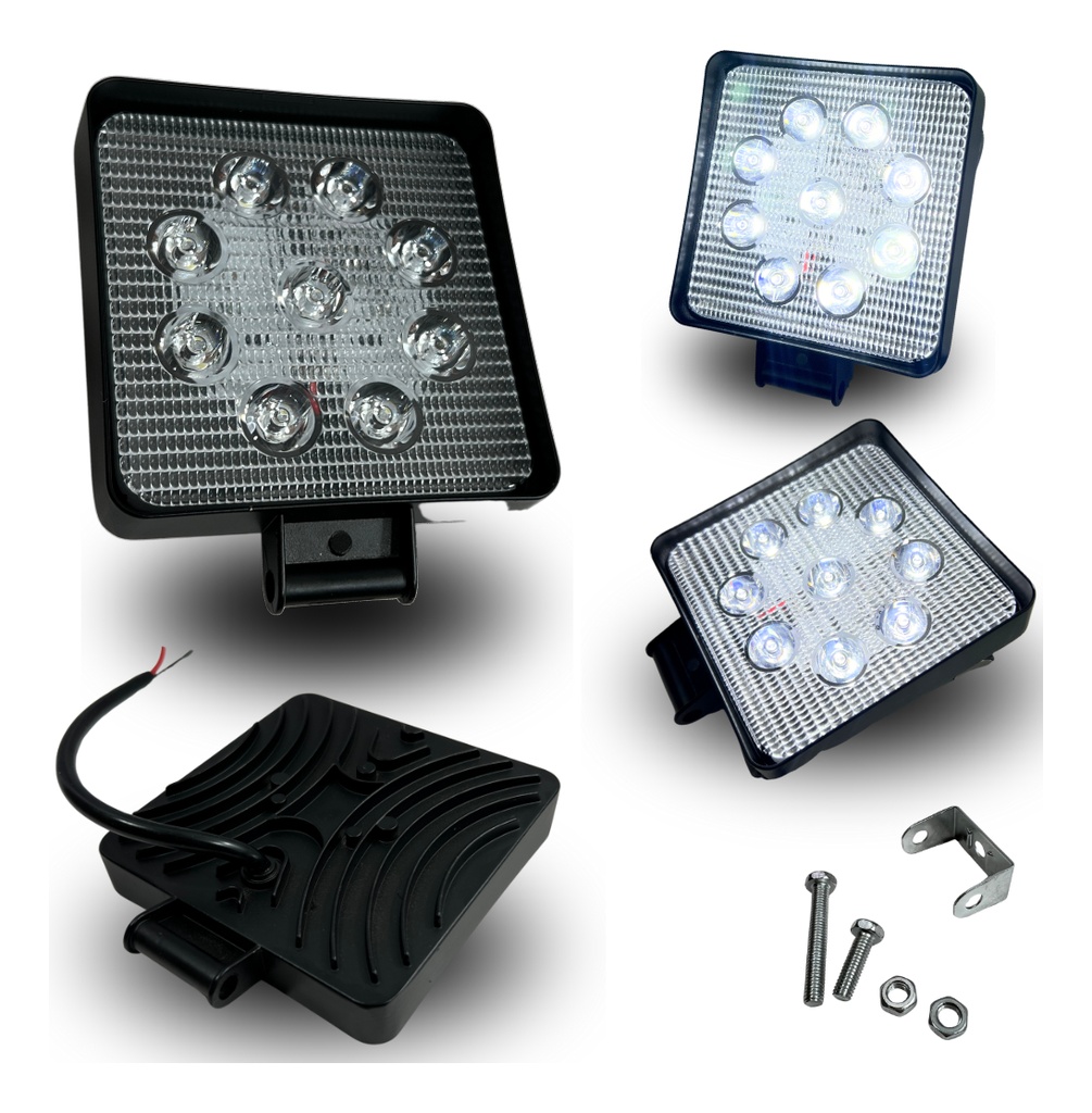 Faro Auxiliar Hiperled Universal 12-80v 27w-48w 1500lm-220ml