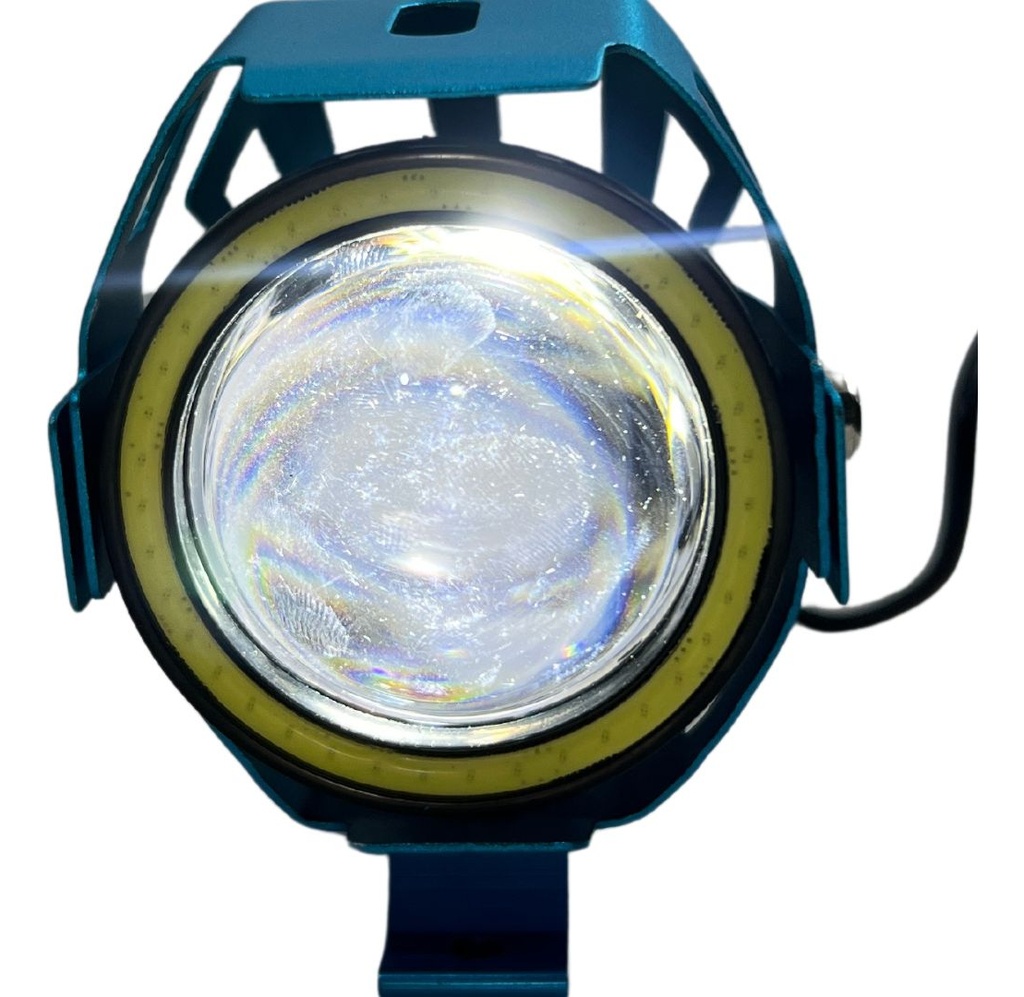 Faro Mini Auxiliar Hyperled Lupa Ojo Diablo Angel