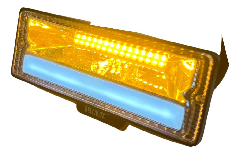 Faro Auxiliar Hyper 18led Bi-color Ojo Angel 3800