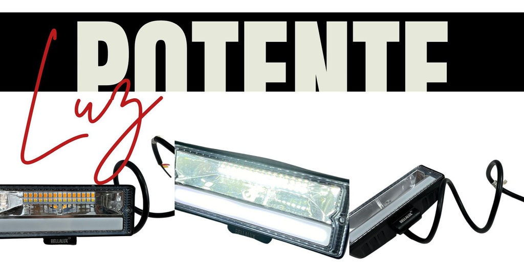 Faro Auxiliar Hyper 18led Bi-color Ojo Angel 3800