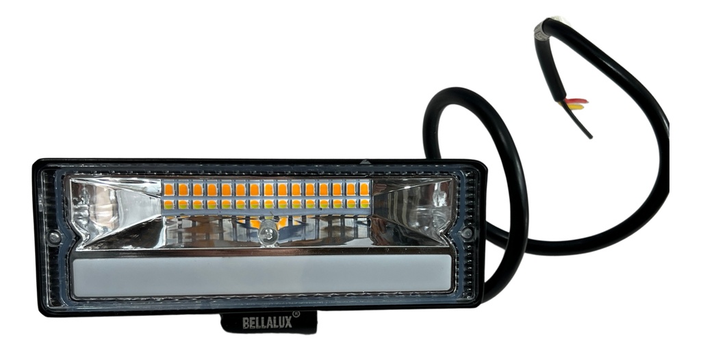 Faro Auxiliar Hyper 18led Bi-color Ojo Angel 3800