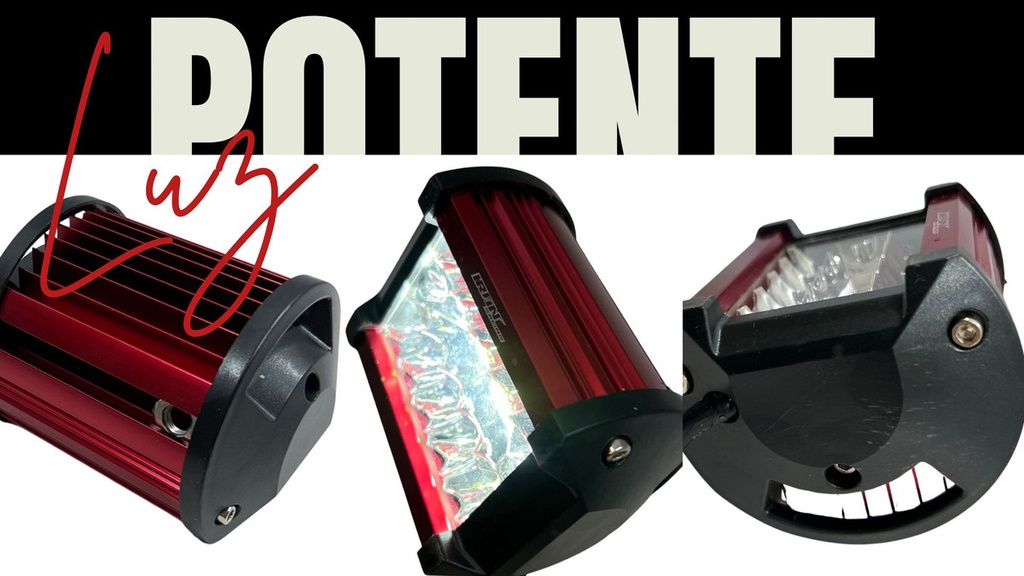 Faro Auxiliar Hyperled 60w 7000k 4000lm 12-48v 8 Colores