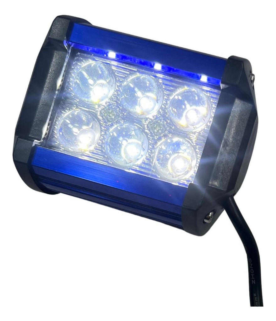 Faro Auxiliar Hyperled Ir-1810 8-80v 18w 1200lm 7 Colores