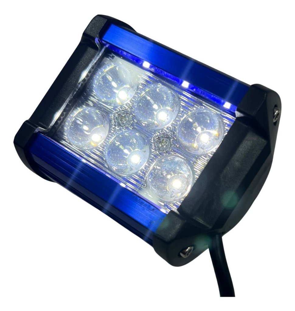 Faro Auxiliar Hyperled Ir-1810 8-80v 18w 1200lm 7 Colores