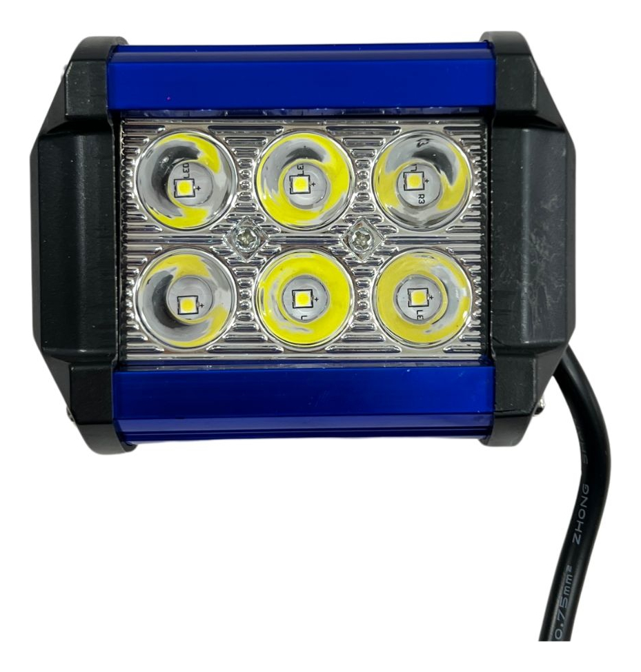Faro Auxiliar Hyperled Ir-1810 8-80v 18w 1200lm 7 Colores