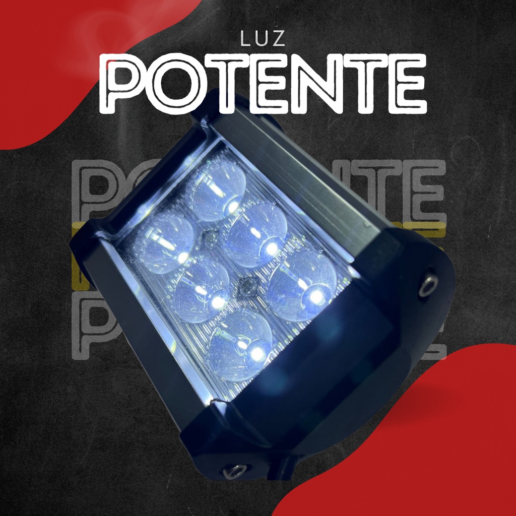 Faro Auxiliar Hyperled Ir-1810 8-80v 18w 1200lm 7 Colores