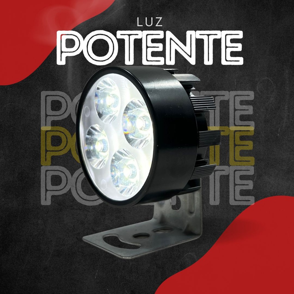 Faro Led Moto Redondo 4/3w 5.5cm 1 Pieza