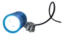 Faro Led Moto Luz Blanca Carcasa Azul 10w