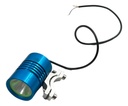 Faro Led Moto Luz Blanca Carcasa Azul 10w