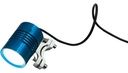 Faro Led Moto Luz Blanca Carcasa Azul 10w