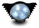 Faro Auxiliar Hyperled Alitas 8-80v  200lm 7 Colores Carcasa
