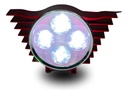 Faro Auxiliar Hyperled Alitas 8-80v  200lm 7 Colores Carcasa