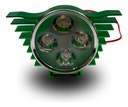 Faro Auxiliar Hyperled Alitas 8-80v  200lm 7 Colores Carcasa