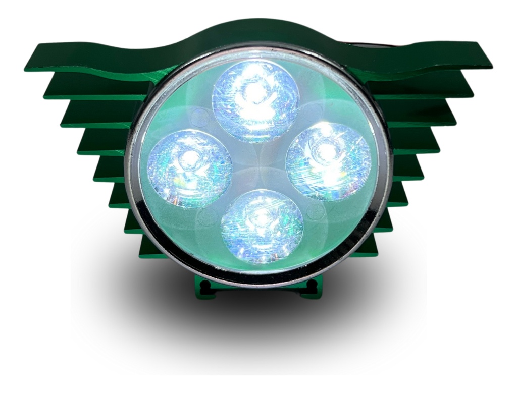Faro Auxiliar Hyperled Alitas 8-80v  200lm 7 Colores Carcasa