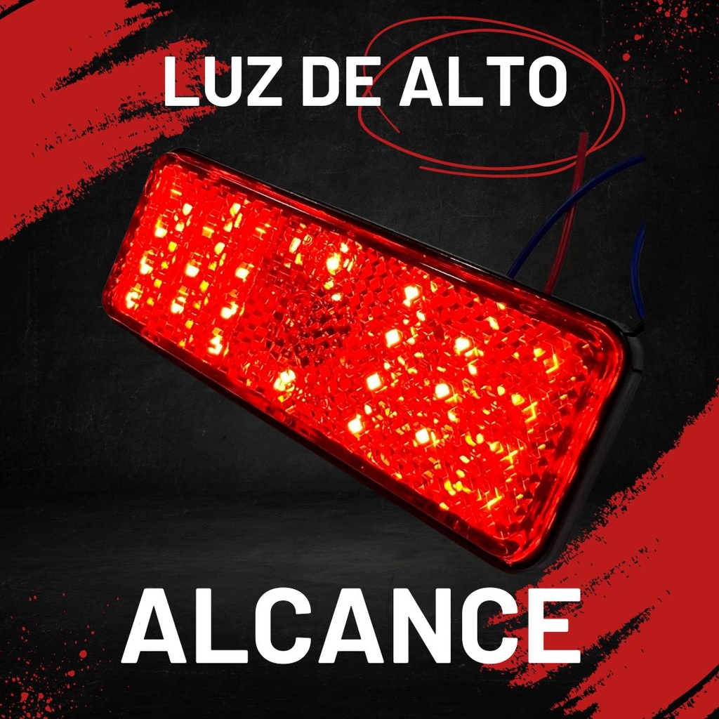 Faro Led Reflector Alta/baja Redondo/rectangular 4 Colores