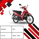 Salpicadera Delantera Roja Moto Italika Xt110