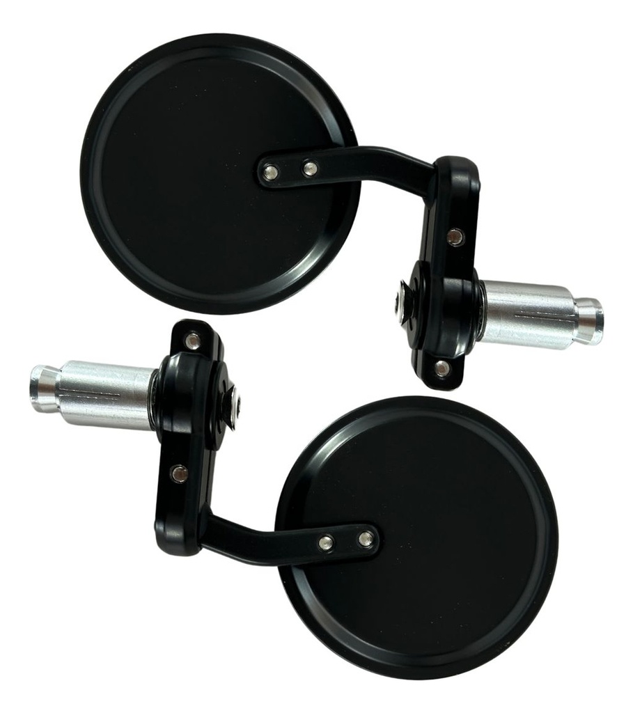 1 Par De Espejos Redondos Para Motocicleta Universal