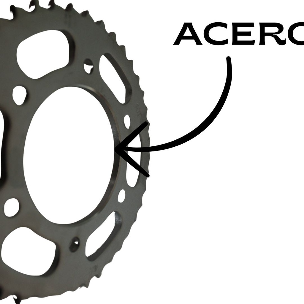 Engrane Tracción Trasero Acero 40t Fz16 #1045 Alta Calidad