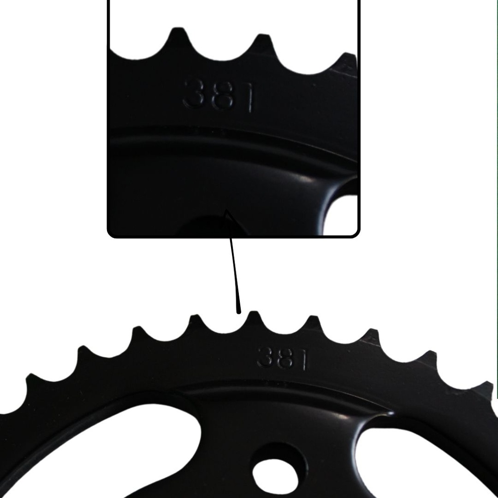 Juego De Engranes Traccion Ft125 09-10 428-38t/15t