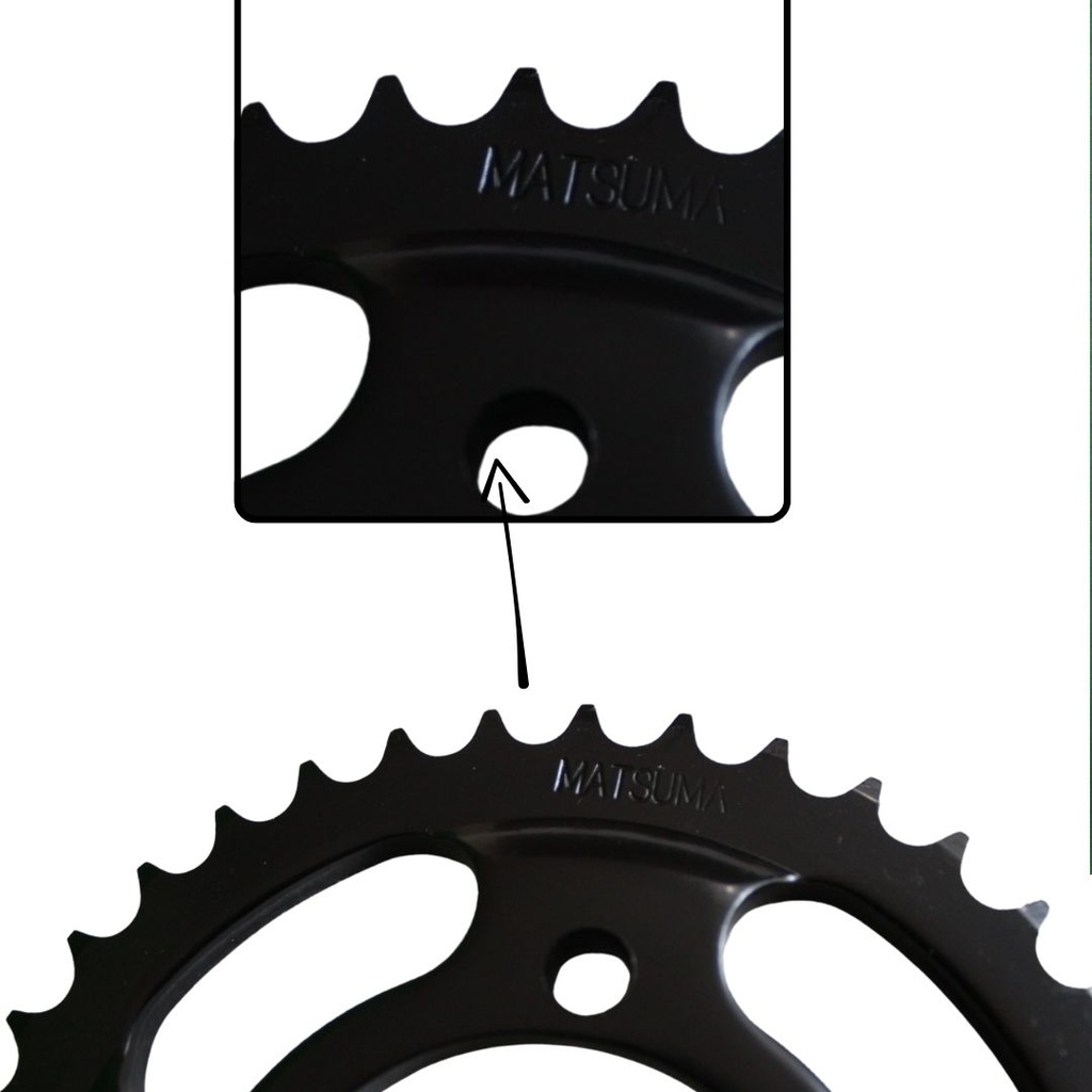 Juego De Engranes Traccion Ft125 09-10 428-38t/15t
