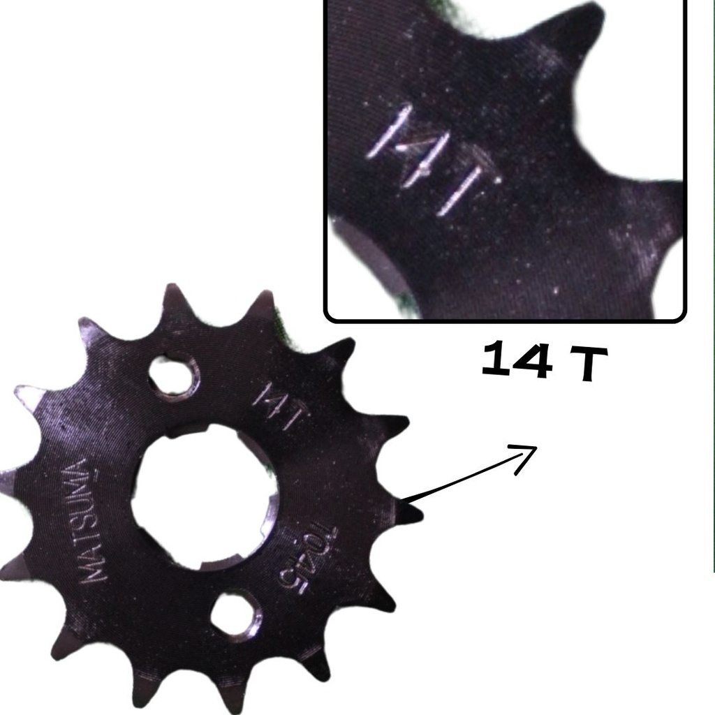 Engrane Traccion 14t Del Suzuki Gs-125