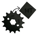 Engrane Traccion Delantero Acero #1045 14t Ar110, At110