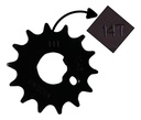 Engrane Traccion Delantero Acero #1045 14t P/ Yamaha Fz16