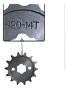 Engrane Traccion Delantero Acero #1045 14t St70,st90