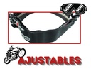 Googles Para Moto Iron Racing Diseño Calavera Gris/rosa
