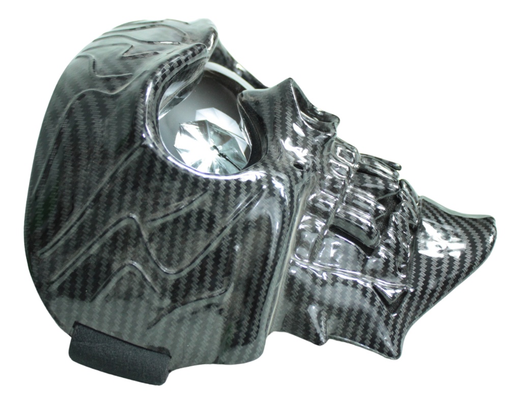 Goggles Para Moto Iron Racing Gris/ Negro Calavera