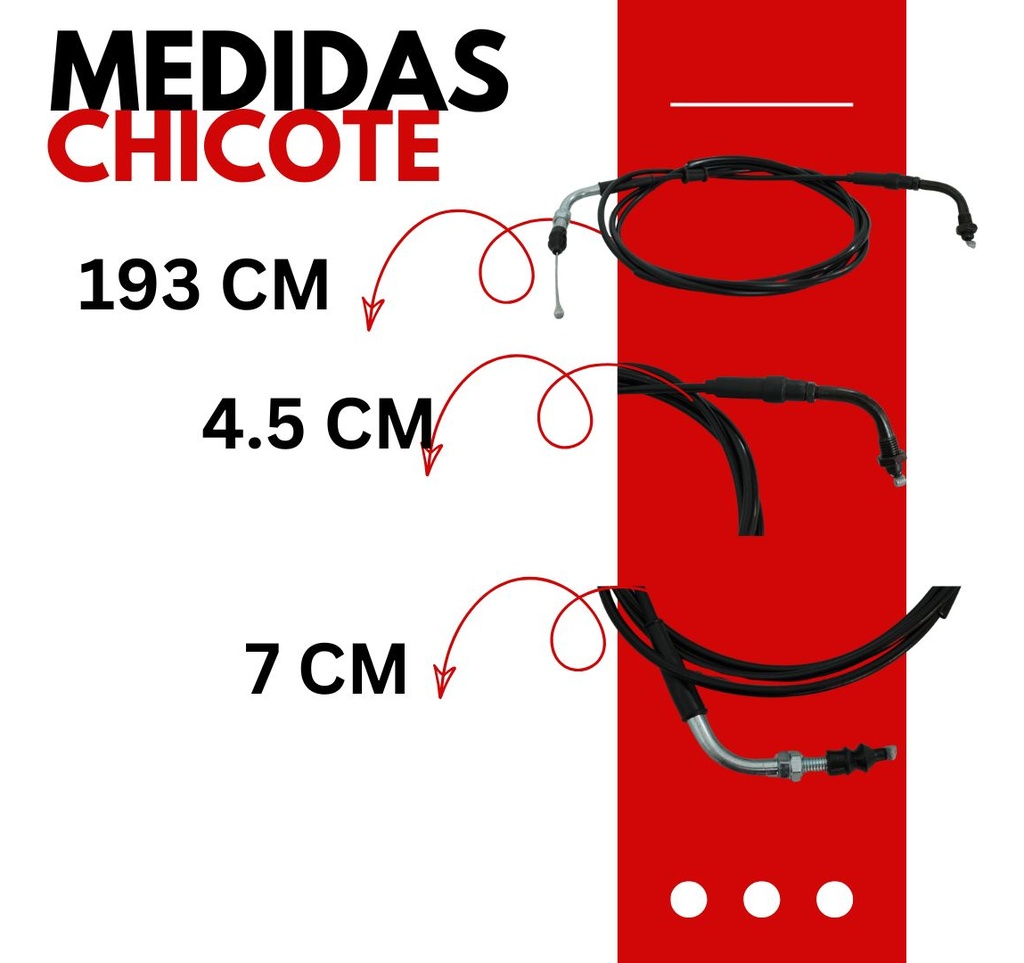 Chicote Acelerador Vitalia-125, Jessy Dinamo, Sr 125