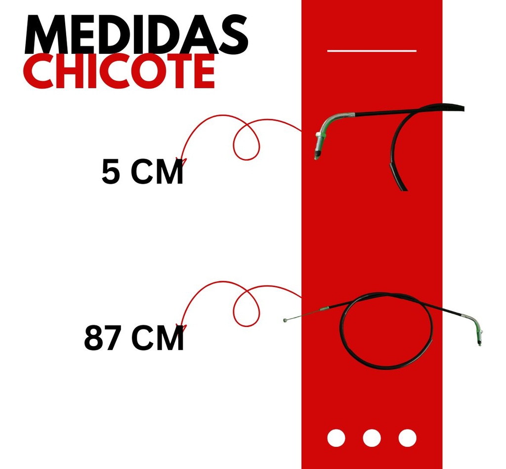 Chicote Ahogador  Para Italika Ft-180 2013-2014