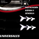 Direccional Led  Universal Motocicleta  Bi-color 12v 2piezas