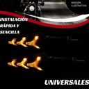 Direccional Led  Universal Motocicleta  Bi-color 12v 2piezas